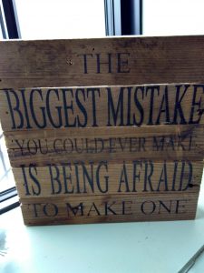 Read more about the article Don’t Be Afraid to Make a Mistake
